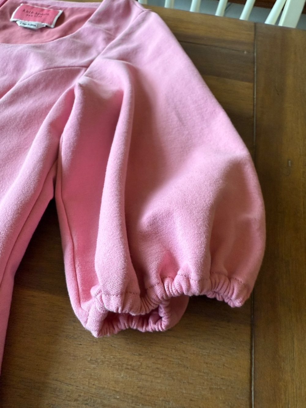 kate spade Blush Pink Square Neck Puff Sleeve Mini Dress - NWOT - Picture 10 of 10